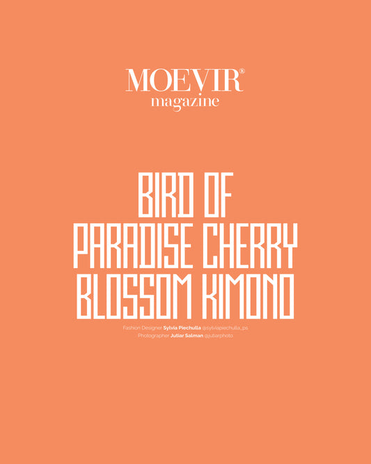 Bird of Paradise Cherry Blossom Kimono