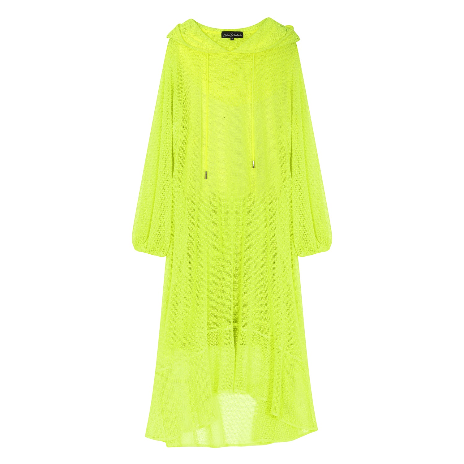 Mid Plus Size Holiday Dress Neon Lime with Hoodie UK 12-16 US 8-12 Mid Plus Size Holiday Dress Neon Lime with Hoodie UK 12-16 US 8-12