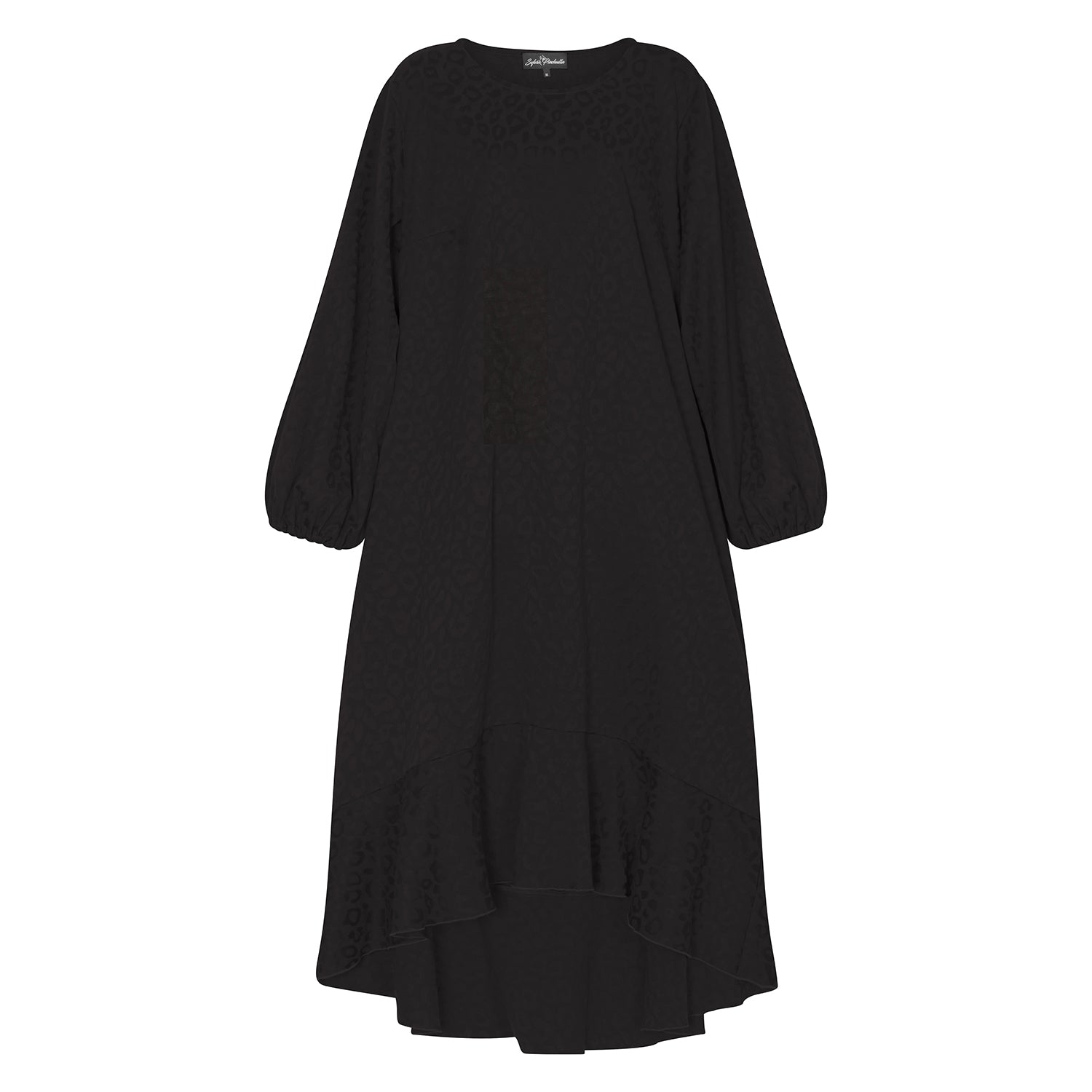 aphrodite midi dress Plus Size Jacquard Dress Black Animal Sizes UK 12 to 24 US 8-20