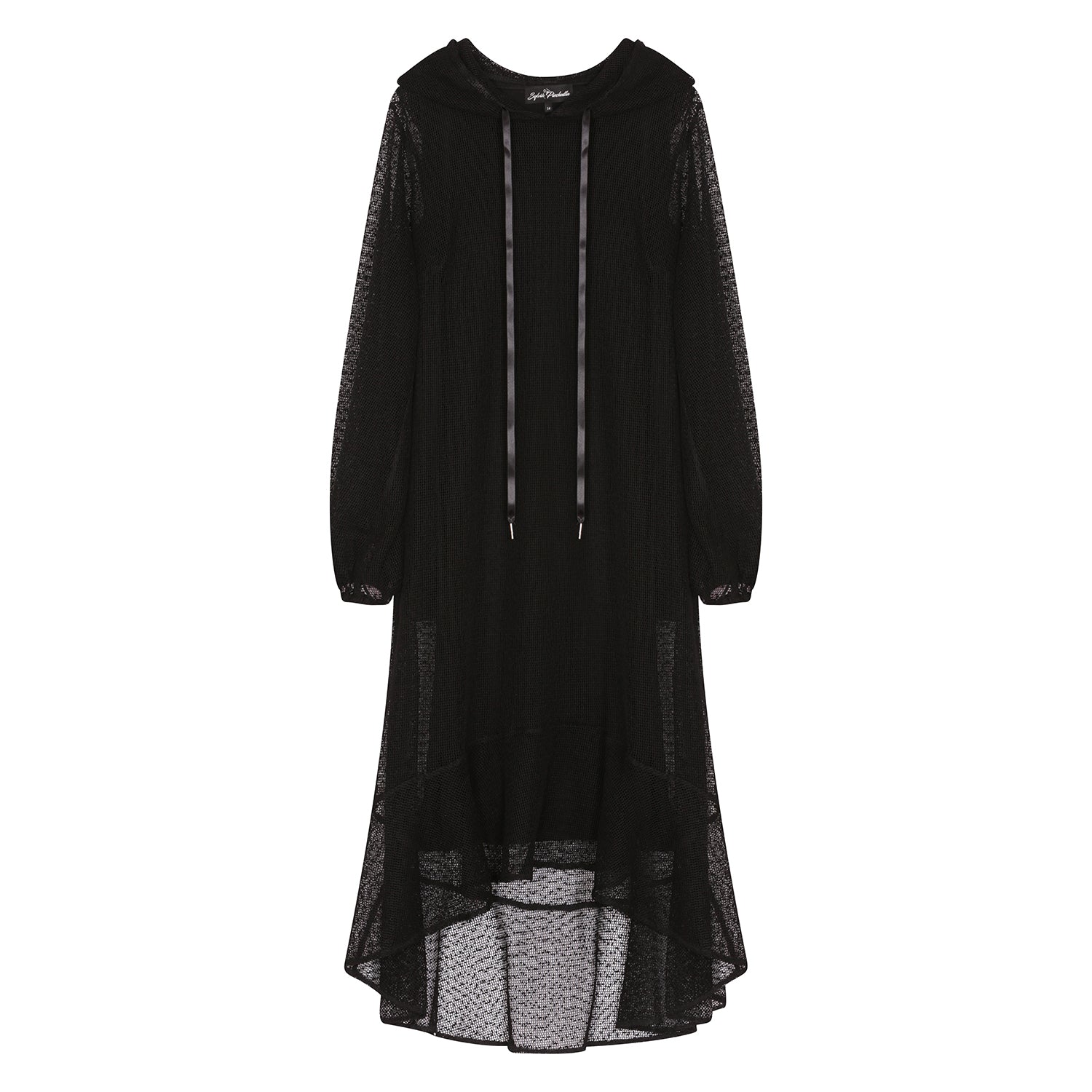 holiday dresses size 18 Midi Plus Size Holiday Dress With Hoodie Size UK 12-18 US 8-14