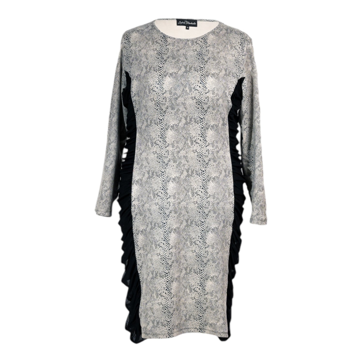 plus size white leather dress Plus Size White Black Vegan Leather Midi Dress