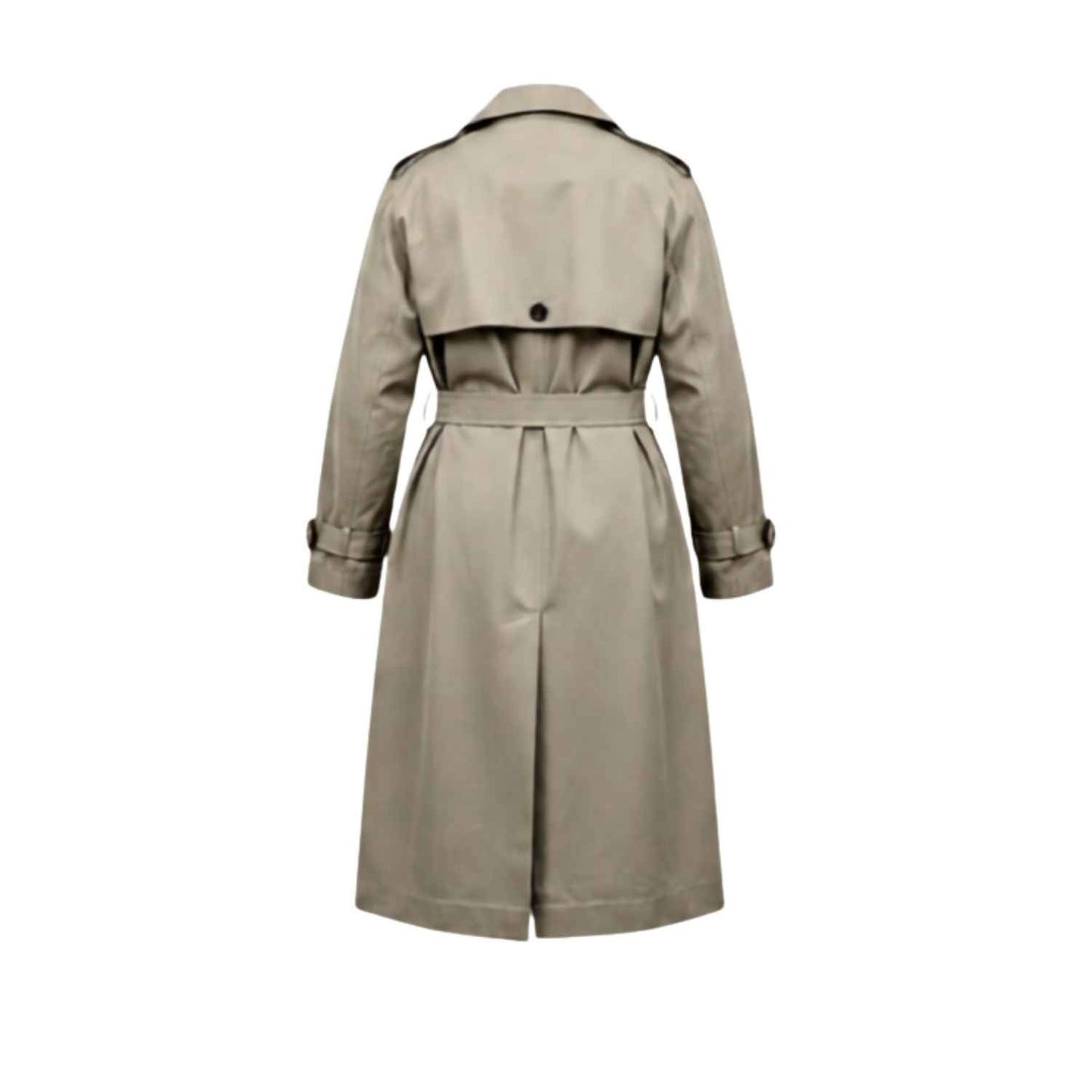 Plus Size Olive Green Water-Repellent Trench Coat | Oversized Relaxed Fit