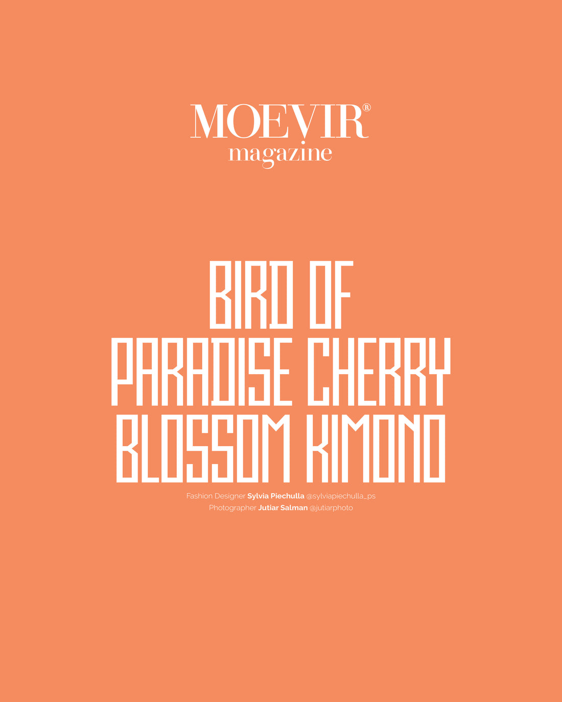 Bird of Paradise Cherry Blossom Kimono