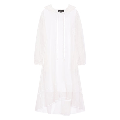 Aphrodite White Holiday Dress + White Undergarment