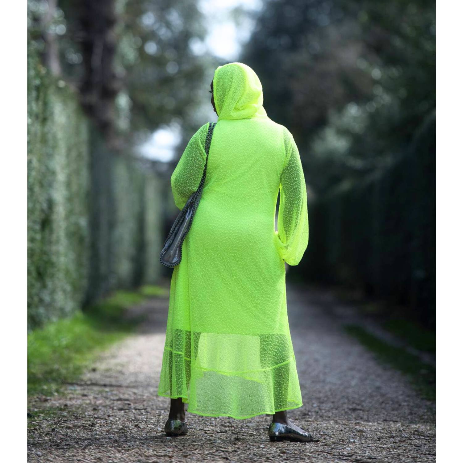 Neon hoodie dress on sale