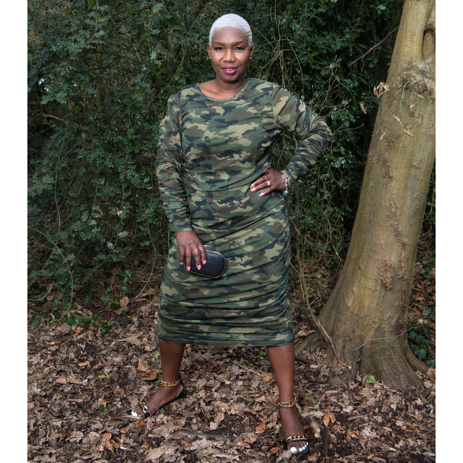 Camouflage Print Women's Camouflage Dresses Women's - Main Image